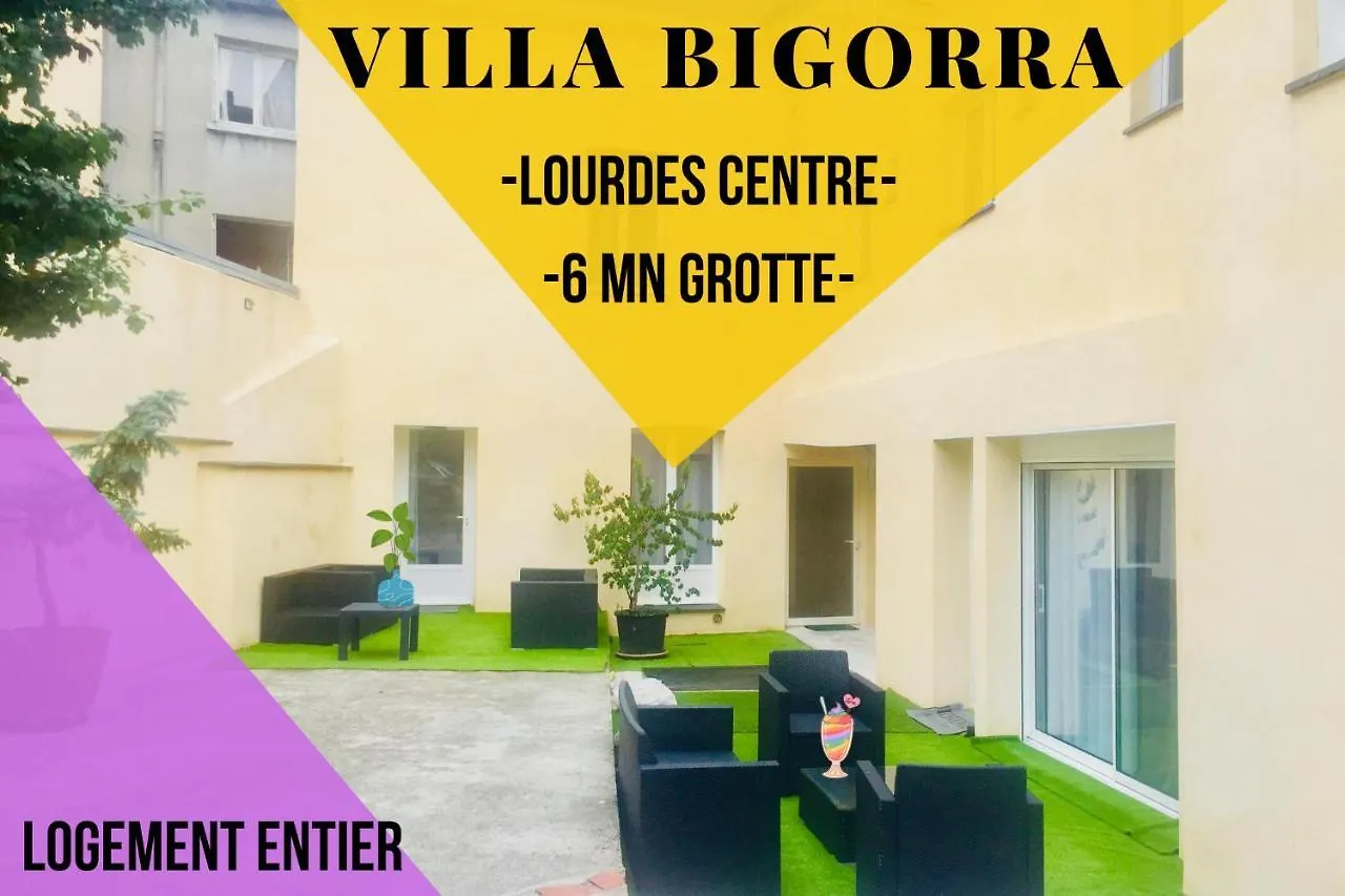 Villa Bigorra Lourdes Centre Le Sanctuaire La Grotte , Parking 0*,  Fransa